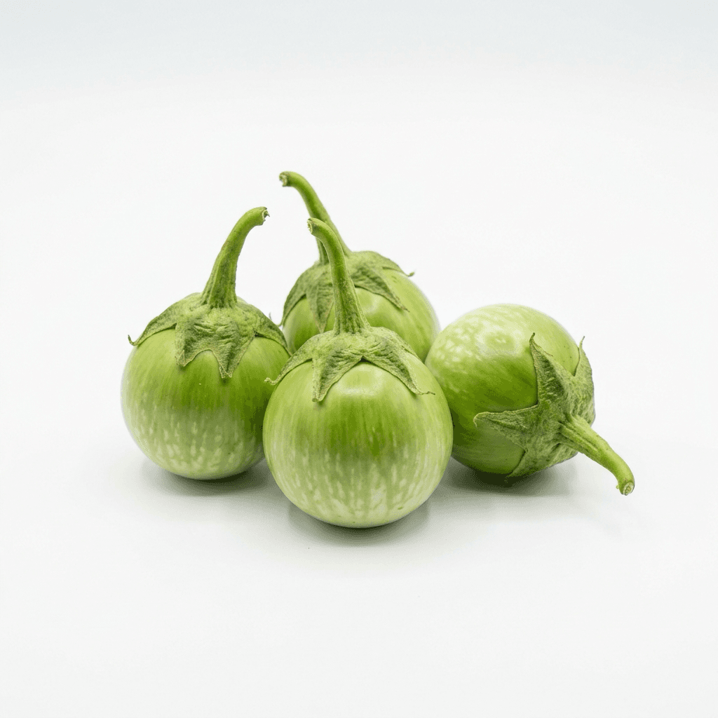 Terong (groen, rond)